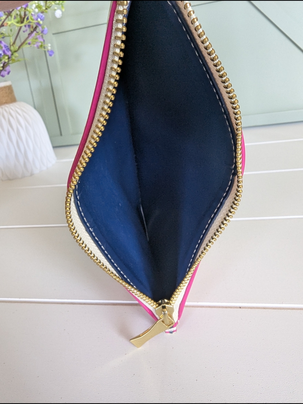kate spade Striped Patent Pouch - Multi-Color - Picture 7 of 7